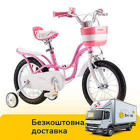 Велосипед двоколісний дитячий 12" дюймів (багажник, дзвіночок) RoyalBaby Little Swan RB12-18