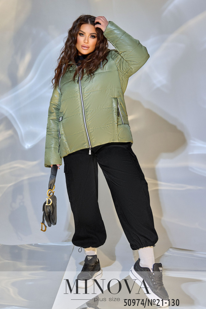 Куртка жіноча тепла стьобана зимова, великі розміри 50-52,54-56,58-60,62-64