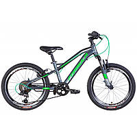 Велосипед AL 20" Formula BLACKWOOD AM Vbr 11,5" чорний із зеленим (OPS-FR-20-087)