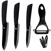 Набір ножів Xiaomi HUOHOU Nano Ceramic Knife Set Black HU0010 (4шт)