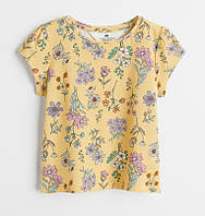 Дитяча футболка H&M на дівчинку 2-4 роки р.98/104 - квіти