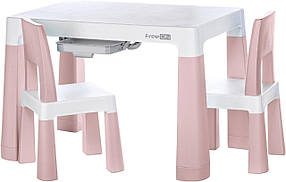 Комплект меблів дитячий  NEO White-Pink 58 All FreeON