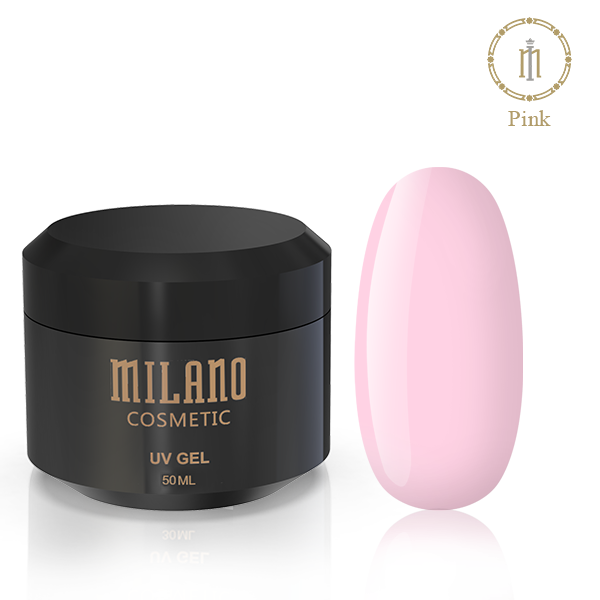 Гель Для Нарощування Milano Pink 50 ml рожевий гель для нарощування нігтів