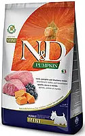 Farmina N&D Free Grain Dog Lamb & Blueberry Adult Mini, сухой беззерновой корм для собак малых пород, ягненокг 100