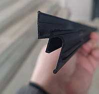 Профіль тіньовий Єврокраб Алюмінієвий Чорний 2 м Система тіньового примикання Чорний тіньовий профіль