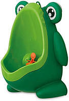 Горшок для детей для мальчика с вращающимися колесами на присоске Happy Frog Green 126 All FreeON