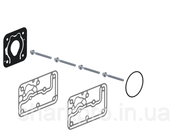 Набір Прокладок, компресор повітряного гальма, фото 1