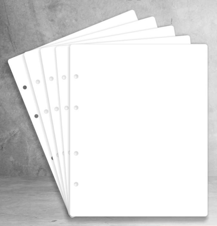 Лист прокладочний до альбому Optima 250х200 Білий, фото 1