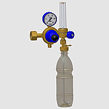 Медичний Кисневий редуктор з ротаметром зволожувачем і канюлі, фото 2