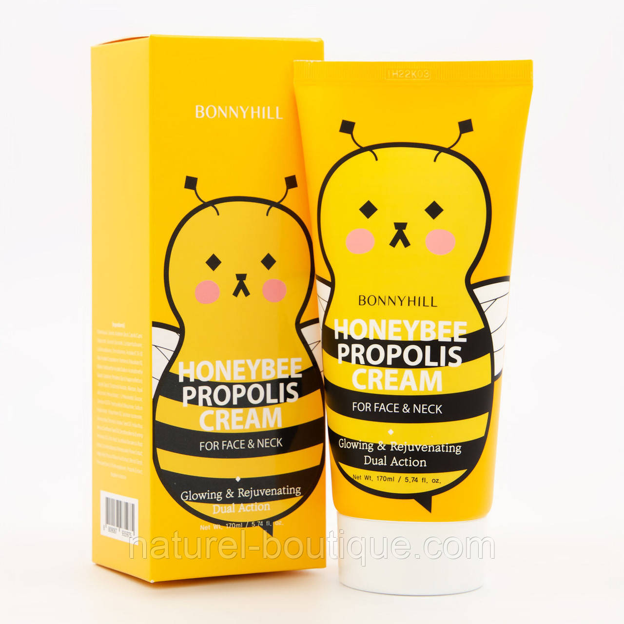 Крем BONNYHILL для обличчя та шиї Honeybee Propolis з екстрактом меду 170 мл