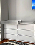 Комод Лайт Еко 6 Ящиків + накладний пеленатор, фото 6