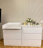 Комод Лайт Еко 6 Ящиків + накладний пеленатор, фото 7