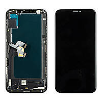 Дисплей APPLE iPhone XS (IPS) (IN CELL) (JK) с черным тачскрином