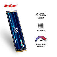 SSD накопитель Kingspec 1Tb M.2 PCIe Gen3 nvme M2 NX 2280 ссд