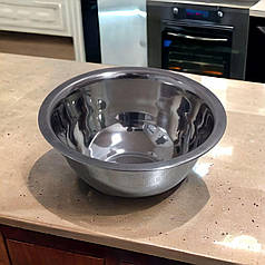 Миска з нержавіючої сталі А-плюс 18см, кухонні миски з нержавіючої сталі, невелика металева миска