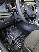 Модельные автоковрики EVA для Skoda Octavia A8 2019 / Комплект ковриков в салон Шкода Октавиа