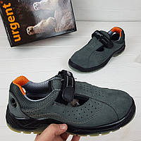 Спецобувь босоножки кожаные защитные рабочие ударостойкие сандали обувь рабочая с метал носком польша urgent