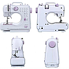 Швейна машинка Sewing Machine з адаптером 220 В і педаллю Yasm 505 12 в 1, фото 4
