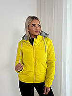 Куртка жіноча демісезонна зі знімним капюшоном. Куртка жіноча весняна 42 44 46