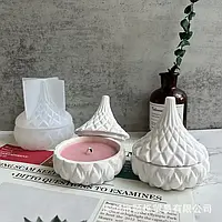 Молд силіконова форма для кашпо свічки