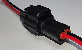 Роз`єм авто герметичний Dj70216y-1.8 з кабелем 2Pin (штекер та гніздо)