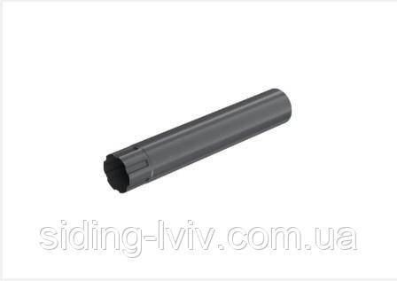 Труба водостічна BRYZA металева 90 мм 1 м, фото 1