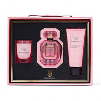 Подарочный Парфюмированный Набор Victoria's Secret Bombshell 3 Piece Luxe Fragrance Gift Set