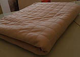 Покривало на диван прострочене "Квадрат" бежове 170 х 185 см Kaprizz, фото 6