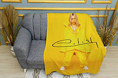 Плед «Біллі Айліш. Підпис. Billie Eilish. Signature»