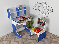 Дитяча парта шкільна растишка зі стільцем Ниндзяго (Ninjago)