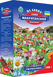Насіння Газон Мавританський квітуча суміш GL Seeds 1000г (коробка302)