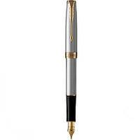 Ручка перьевая Parker SONNET 17 Stainless Steel GT FP F 84 111 EVO