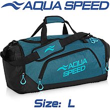 Спортивна сумка для тренувань сумка для басейну з плечовим ременем Aqua Speed Duffel Bag 43L бірюзова