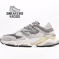 Женские кроссовки New Balance 9060 Grey, Демисезонные кроссовки Нью Беленс 9060 серые