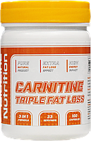 Жиросжигатель для похудения Carnitine Triple Fat Loss Bioline Nutrition 100 капсул