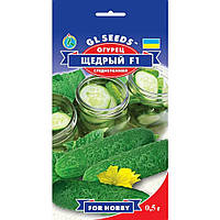 Семена Огурец гибрид Щедрый F1 GL Seeds 0.5г (For Hobby488)