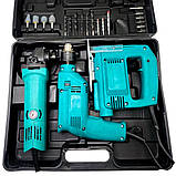 Набір електроінструментів універсальний 3в1 ударна Дриль Болгарка Лобзик у валізі для дому та дачі, фото 8