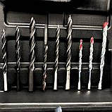 Набір електроінструментів універсальний 3в1 ударна Дриль Болгарка Лобзик у валізі для дому та дачі, фото 9