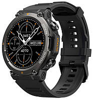 Умные часы Smart Uwatch Vibe 7 Black, на руку спортивные, для мужчин, смарт часы с шагомером водонепроницаемые