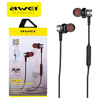 Наушники вакуумные с микрофоном AWEI B923BL Bluetooth Earphones Black