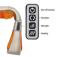 Масажер роликовий для шиї та спини Massager of Neck Kneading (2 масажні ролики, зарядка від мережі + автомобільна), фото 5