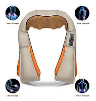 Масажер роликовий для шиї та спини Massager of Neck Kneading (2 масажні ролики, зарядка від мережі + автомобільна), фото 8