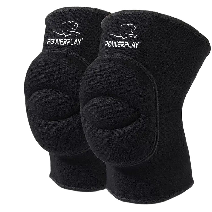 Наколенники PowerPlay PP-8000 Elastic Knee Support (пара) черные S PRO_320 - фото 1 - id-p2091261391