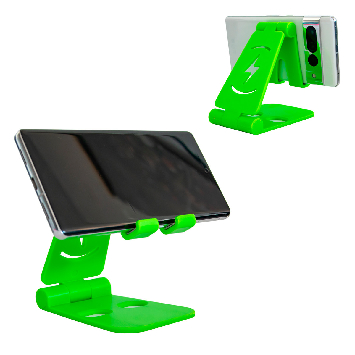 Тримач для смартфона L 301 Салатовий Flat Folding Bracket, настільна підставка для телефону