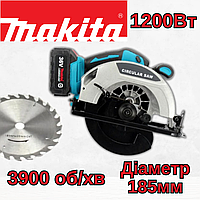 Аккумуляторная циркулярная пила Makita DHS680Z (36V, 6Ah) Циркулярка Макита ручная электропила дисковая