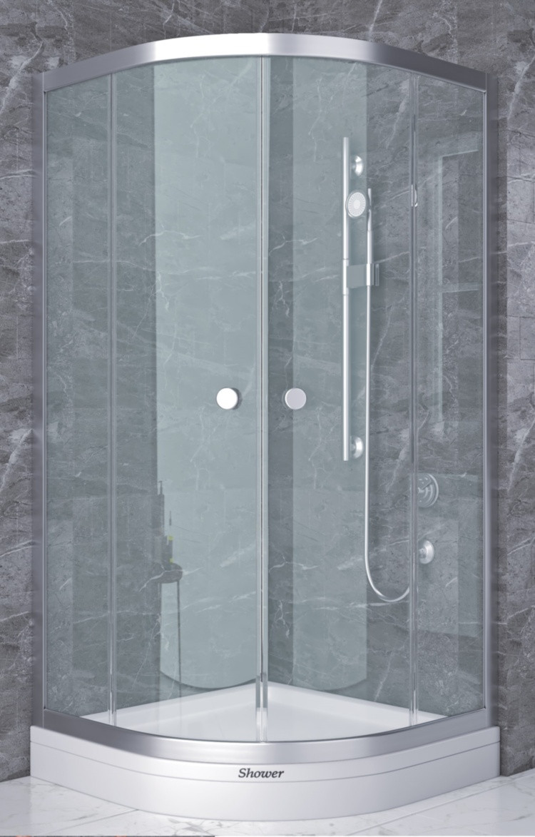 Душова кабіна SHOWER Saturn 005 90х90х190, БЕЗ ПІДДОНУ,  скло матове, 5 мм, фото 1