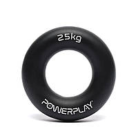 Эспандер кистевой силиконовый PowerPlay PP-4324 Hand Grip Ring Hard 25 кг. Черный PRO_100