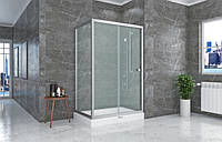 Прямоугольная душевая кабина SHOWER Neptun 120х80x190 БЕЗ ПОДДОНА, стекло прозрачное 6 мм