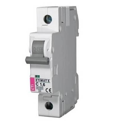 Автоматичний вимикач ETIMAT 6 2p С 16А (6kA), фото 2