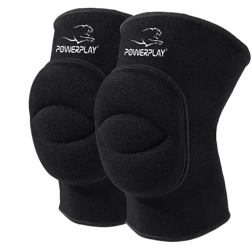 Наколенники PowerPlay PP-8000 Elastic Knee Support (пара) черные M PRO_320 - фото 1 - id-p2091261416